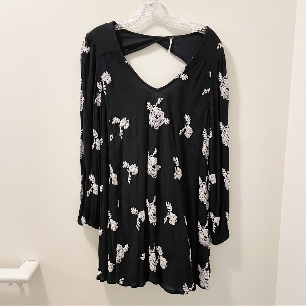 Free People Embroidered Austin Dress - Size Small